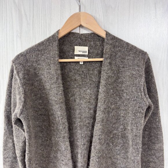 Aritzia Wilfred free 100% Cashmere Very Soft Brown Cardigan - Picture 4 of 6